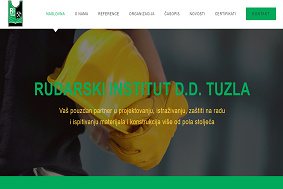 Webpage.ba klijenti - Rudarski institut Tuzla